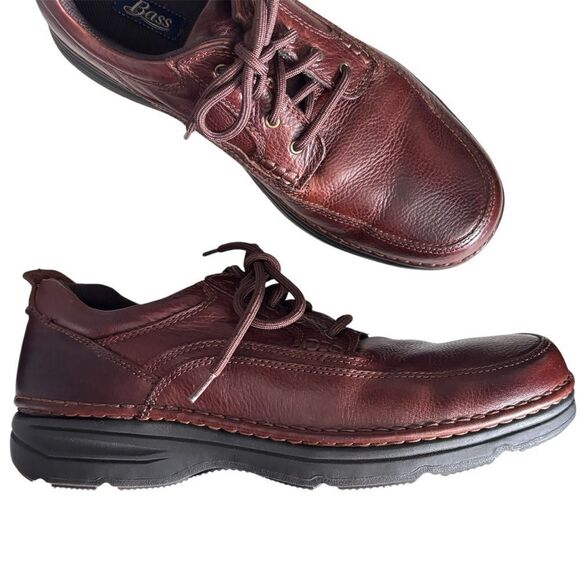 Bass | Men’s Stanley Brown Leather Oxford Shoes Size 11.5 main image 10
